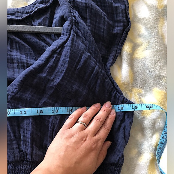 Old Navy cotton waist-defined smocked maxi dresses, size M, EUC! - Picture 11 of 12